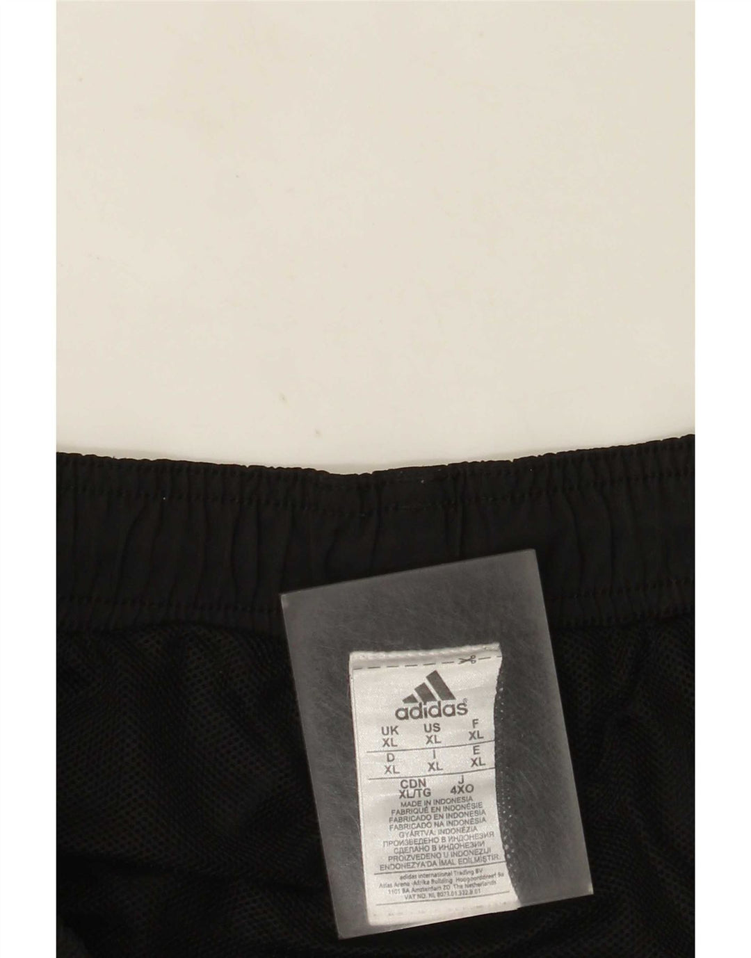 Pantaloncini sportivi da uomo Adidas XL poliestere nero