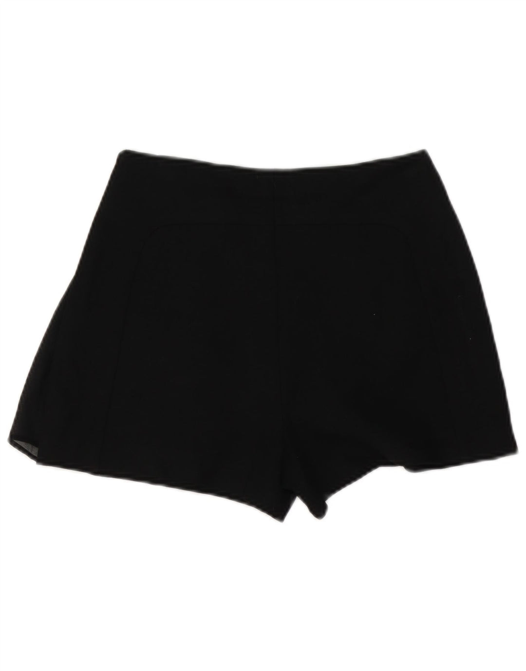Pantaloncini casual a vita alta da donna ZARA XS W24 poliestere nero