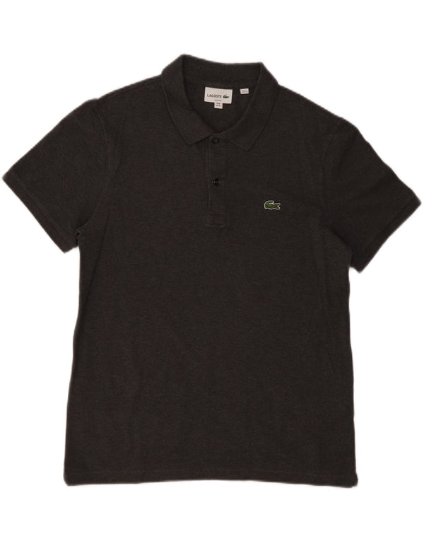 Polo LACOSTE da uomo slim fit taglia 6 XL in cotone grigio