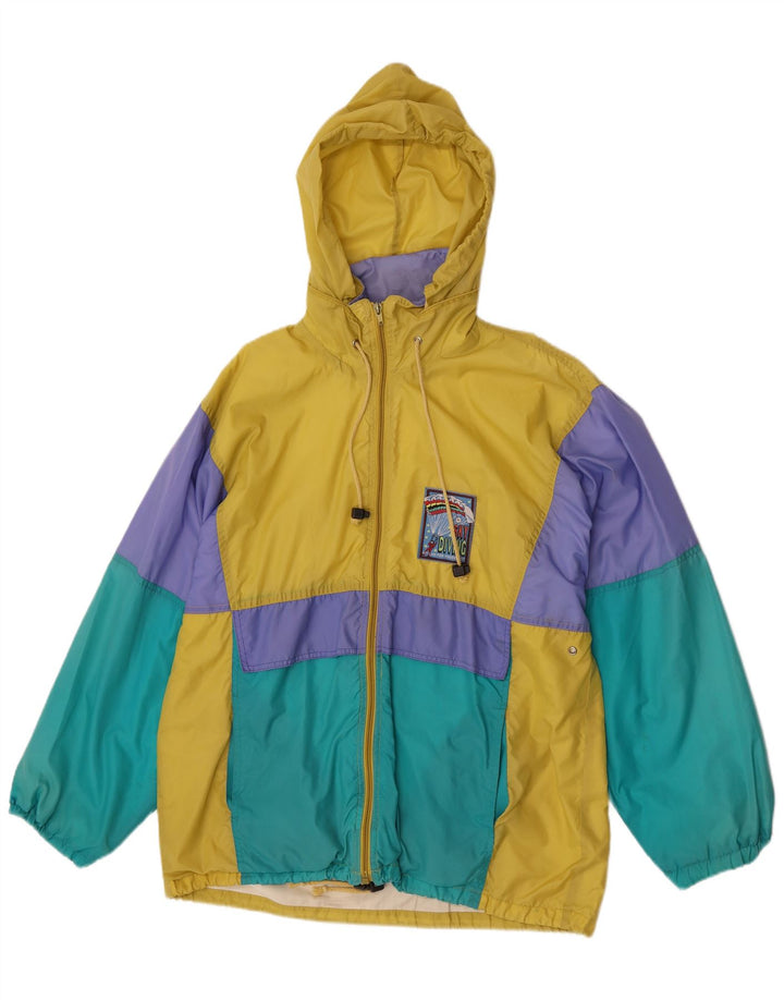 Giacca antipioggia con cappuccio da uomo Marcel Clair EU 46 Small multicolore Colourblock