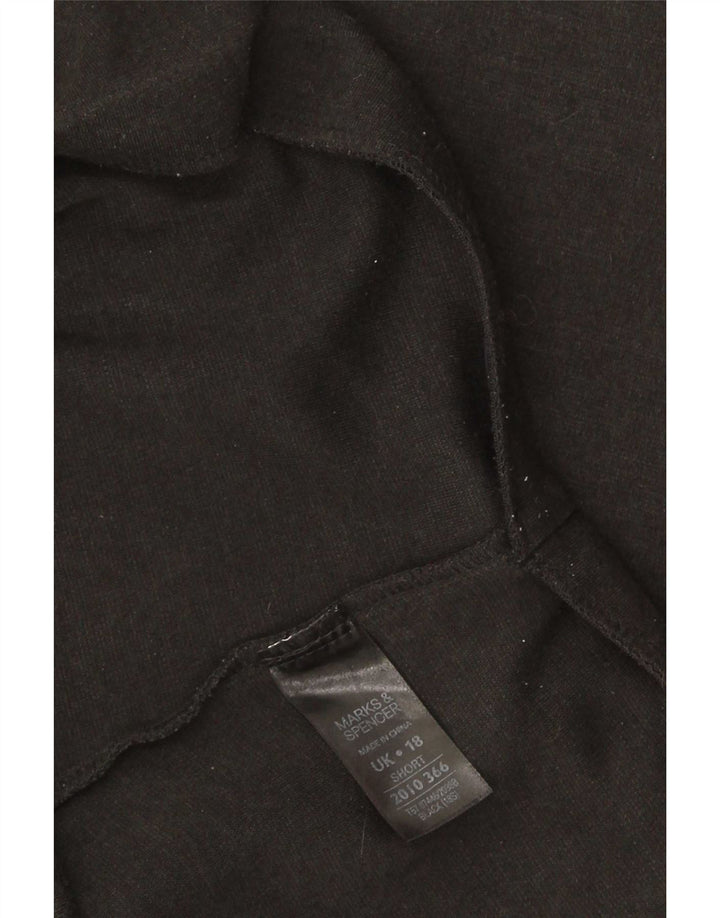 Leggings corti da donna Marks & Spencer UK 18 XL neri