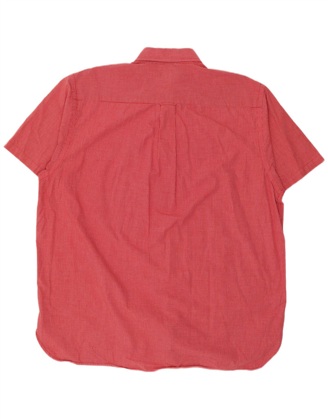 Camicia a maniche corte da uomo Nautica XL in cotone a quadri rossi