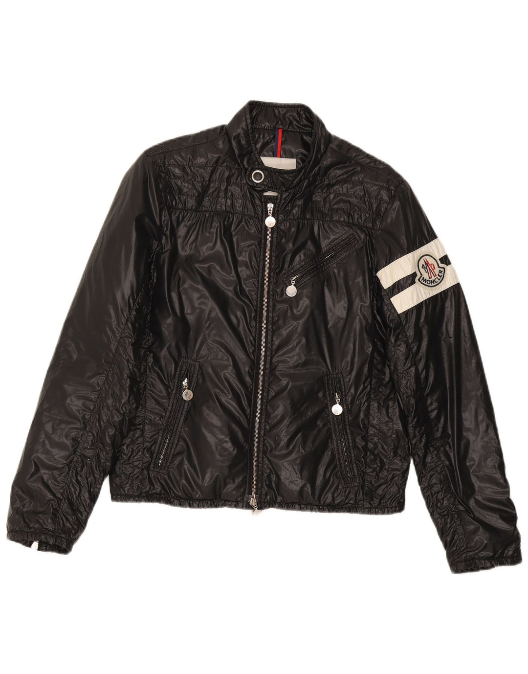 Moncler Giacca imbottita da donna taglia 2 media nera in poliammide