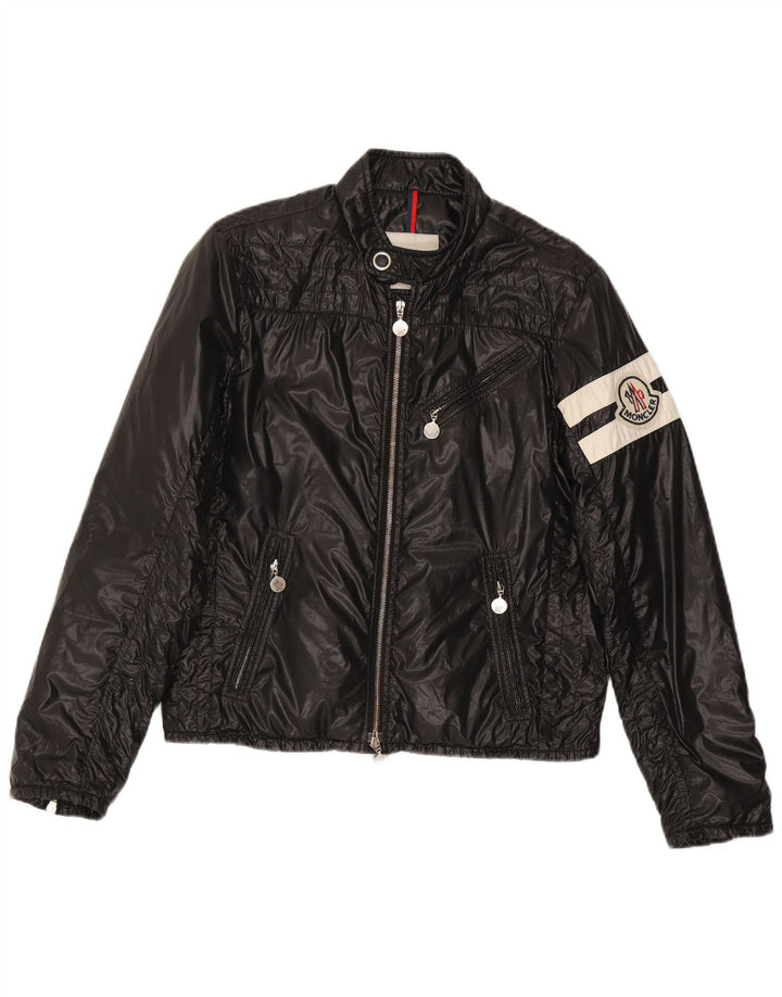 Moncler Giacca imbottita da donna taglia 2 media nera in poliammide