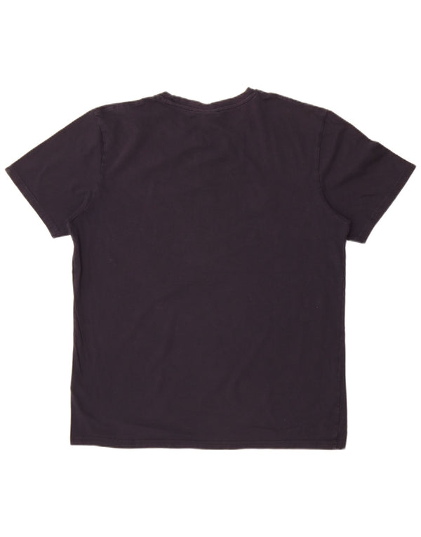 T-shirt grafica da uomo Ellesse Heritage Top 2XL cotone blu navy