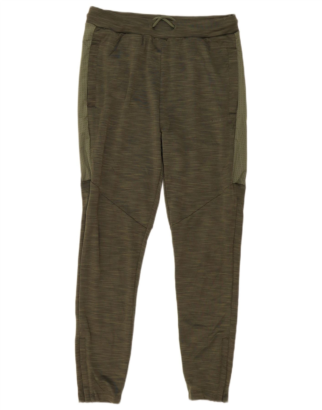 Pantaloni da tuta da uomo Superdry Small in poliestere screziato color kaki