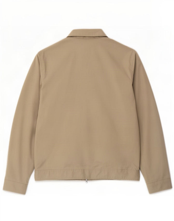 Giubbotto bomber autografo da uomo Marks & Spencer UK 36 piccolo cotone beige