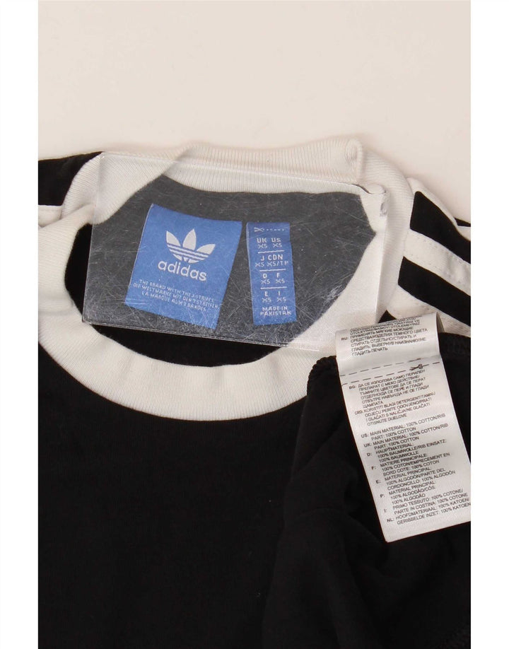 T-shirt da uomo Adidas Top XS in cotone nero