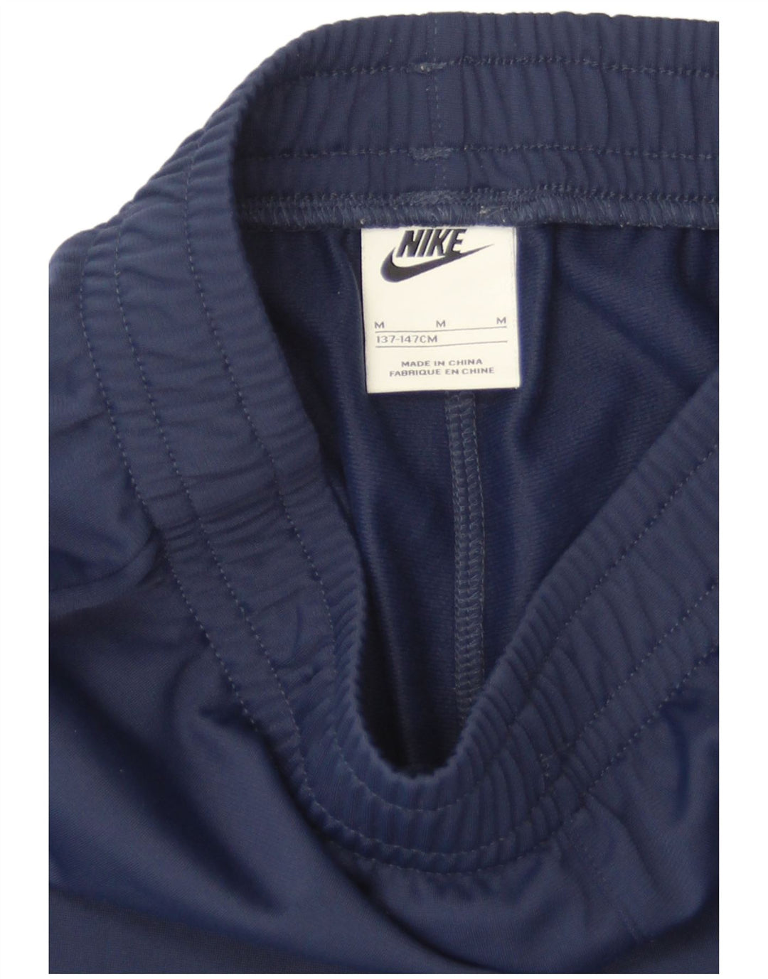 Pantaloni della tuta da ragazzo Nike 10-11 anni poliestere blu navy medio