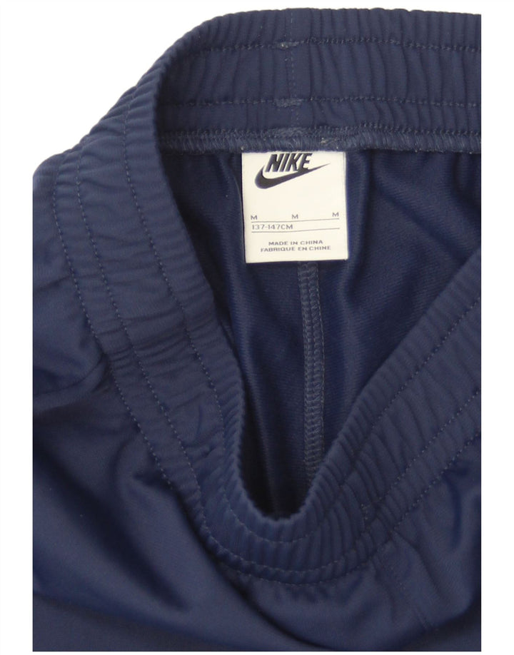 Pantaloni della tuta da ragazzo Nike 10-11 anni poliestere blu navy medio