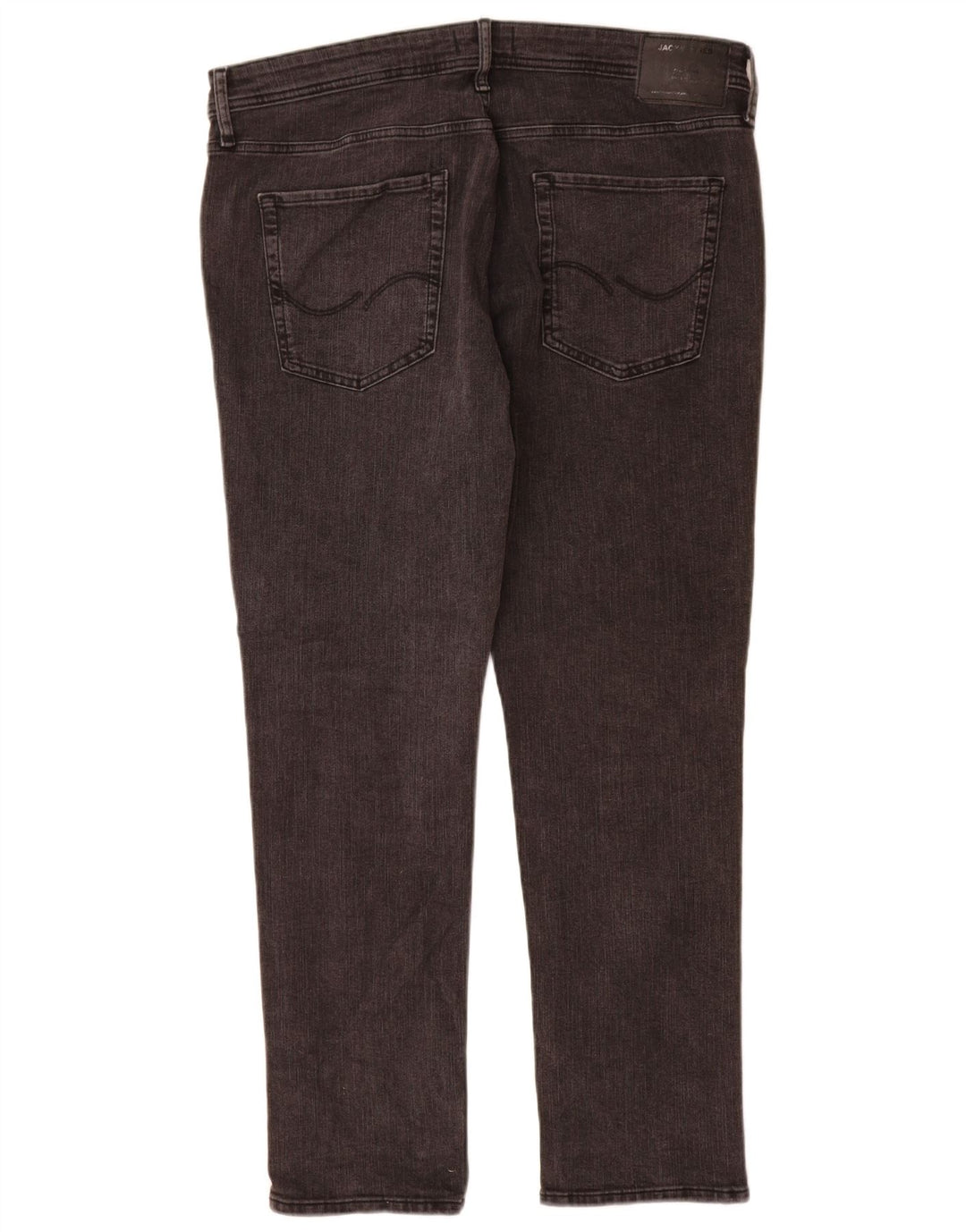 Jeans slim da uomo Jack & Jones W38 L32 cotone grigio
