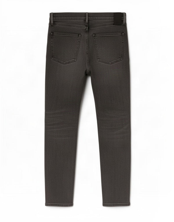 Jeans skinny da uomo Zara EU 42 Large W32 L30 Cotone grigio