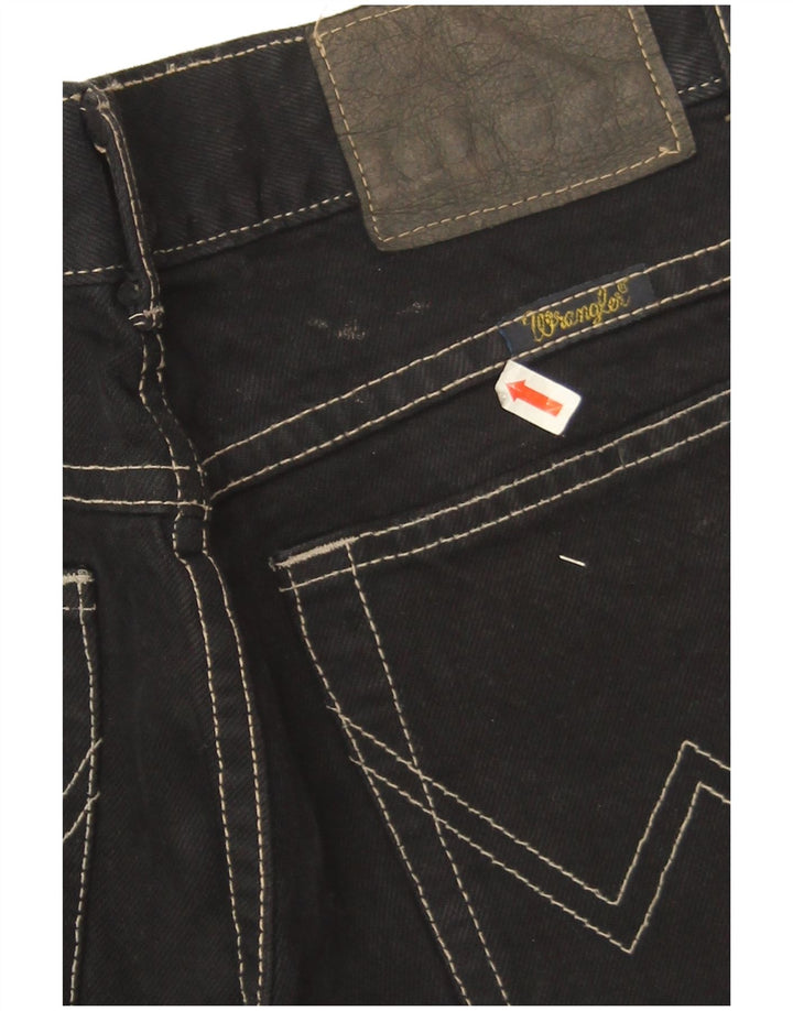 Jeans dritti da uomo Wrangler W34 L34 cotone nero