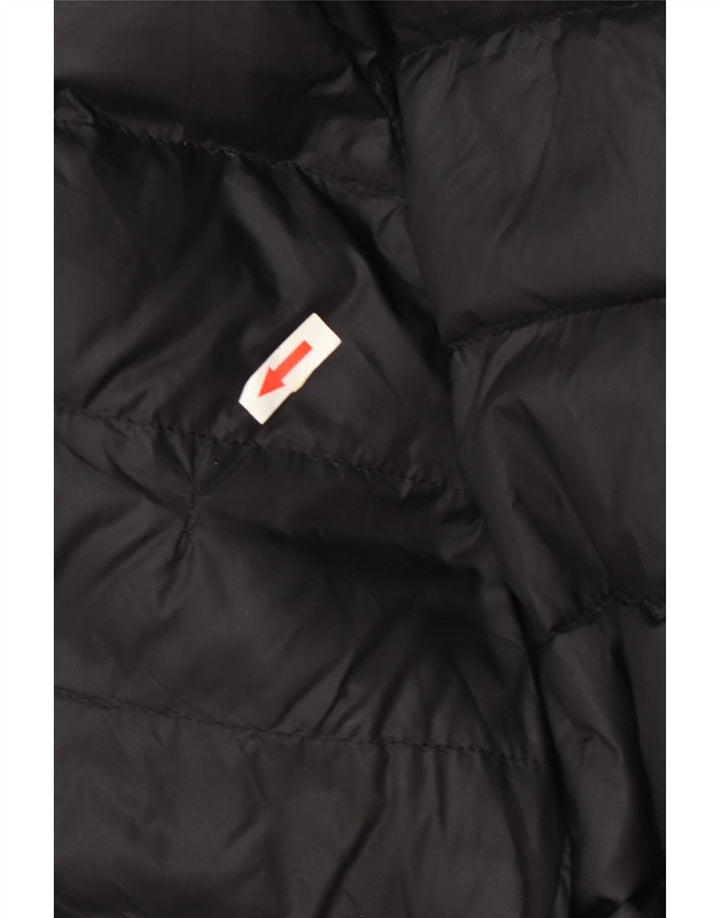 Giacca imbottita con cappuccio da donna Blauer UK 18 XL nera in poliammide