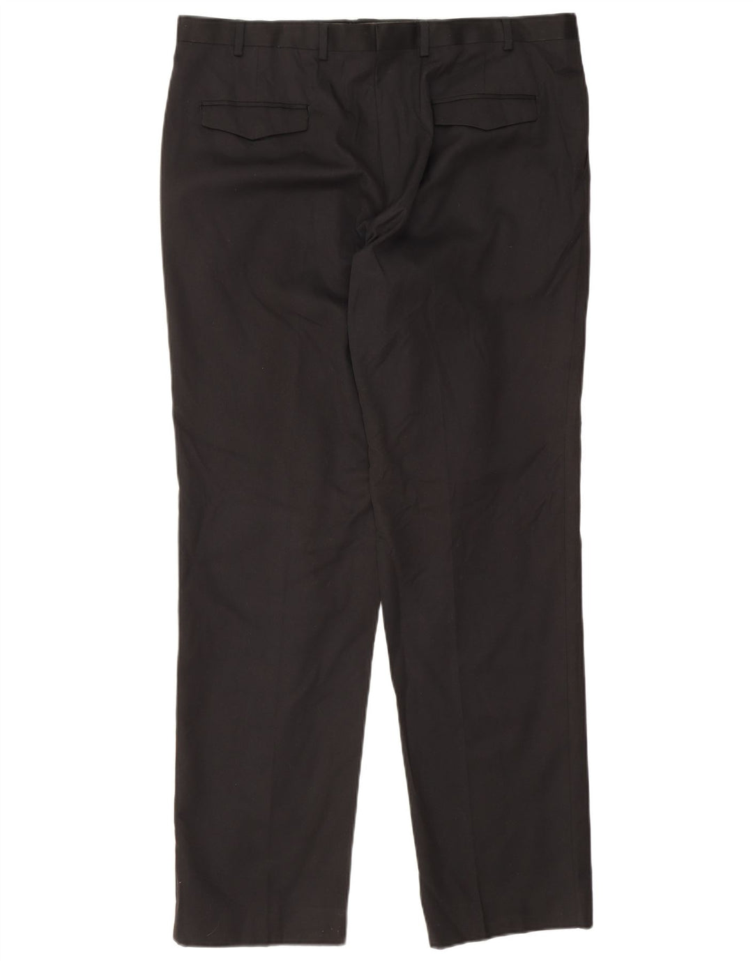 Pantaloni da abito dritti su misura da uomo Marks & Spencer W38 L33 neri