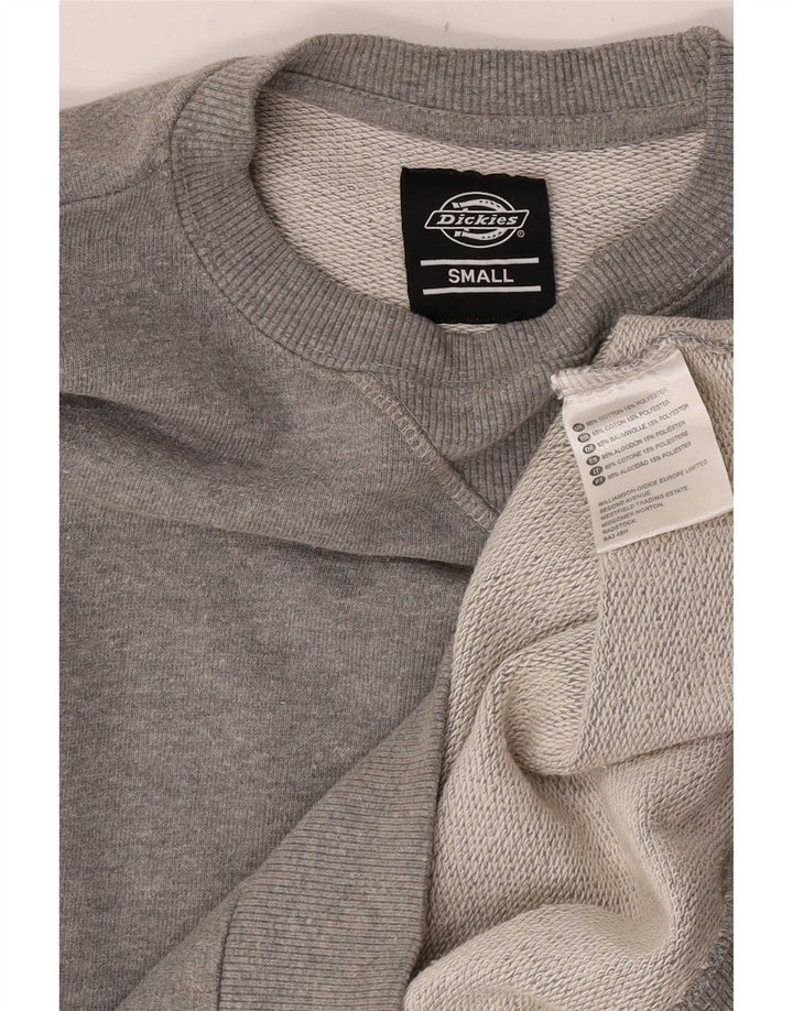 Dickies Felpa da Uomo Maglione Piccolo Cotone Grigio