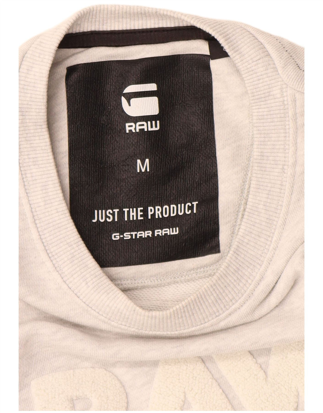 Felpa grafica da uomo G-Star Maglione grigio medio chiazzato