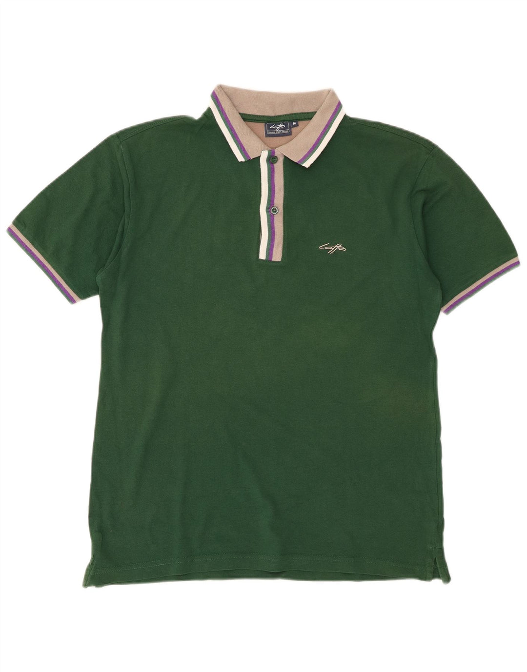 Polo Uomo Lotto in cotone Verde Medio