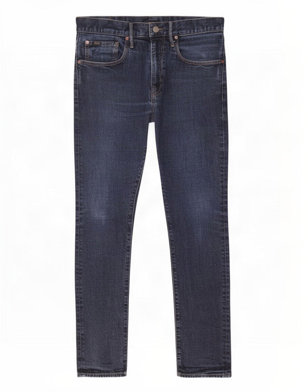 Jeans skinny da uomo Polo Ralph Lauren W32 L32 cotone blu