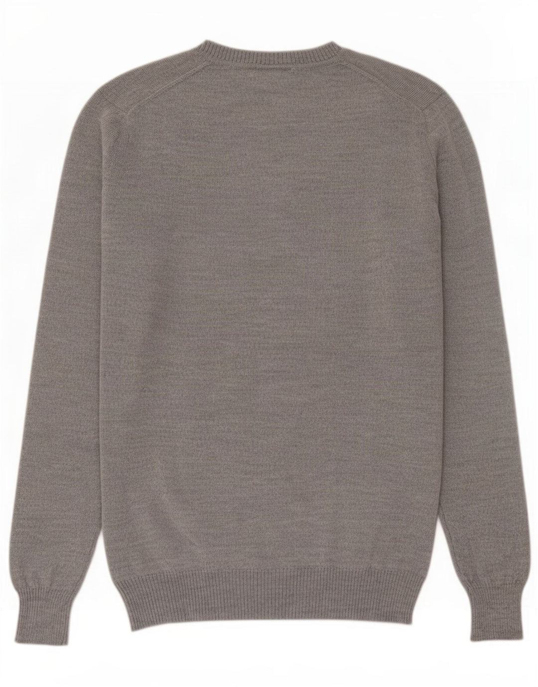 Maglione da donna con scollo a V Lacoste EU 40 Lana vergine grigio medio