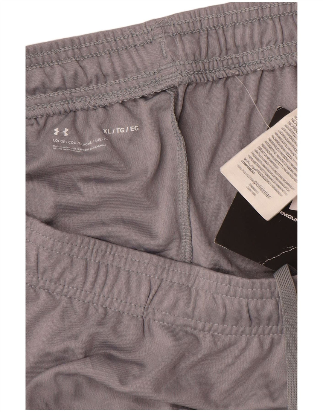 Pantaloncini sportivi grafici da uomo Under Armour XL poliestere grigio