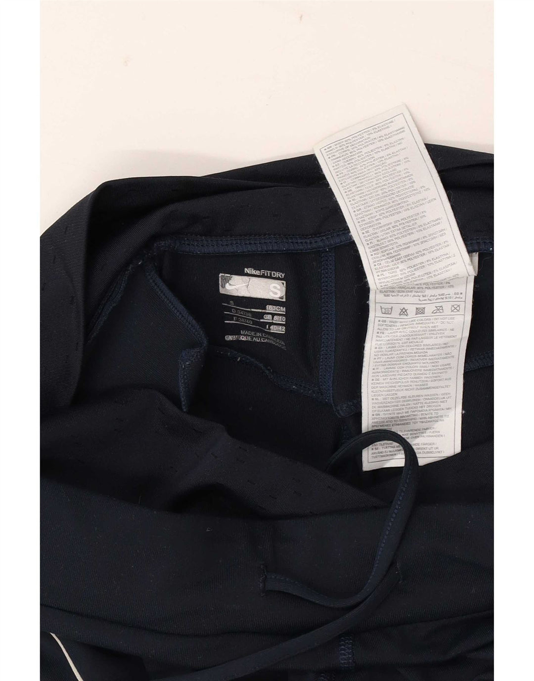 Pantaloni da tuta Nike da donna Flare UK 8/10 Small Poliestere blu navy