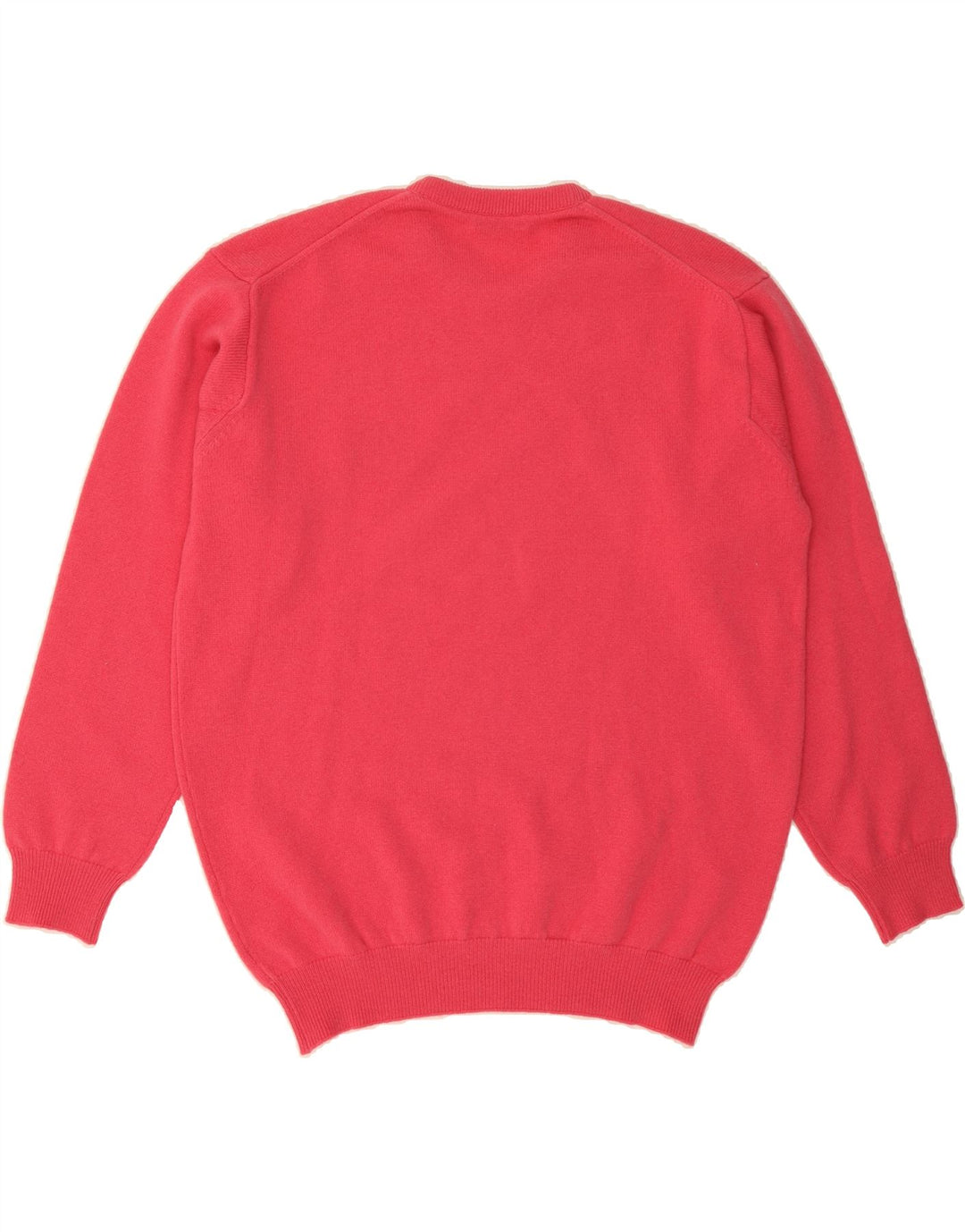 LYLE & SCOTT Mens Crew Neck Jumper Sweater Large Pink New Wool Vintage Lyle & Scott and Second-Hand Lyle & Scott from Messina Hembry 