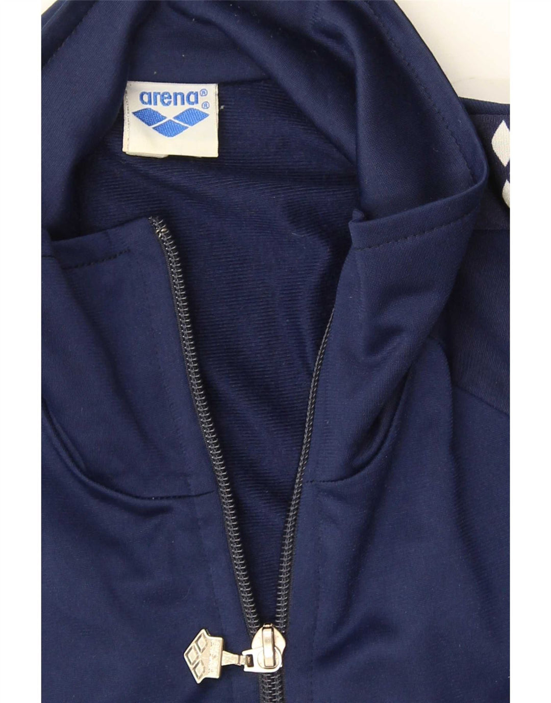 Giacca da ginnastica grafica da uomo Arena XL XL in poliestere color block blu navy