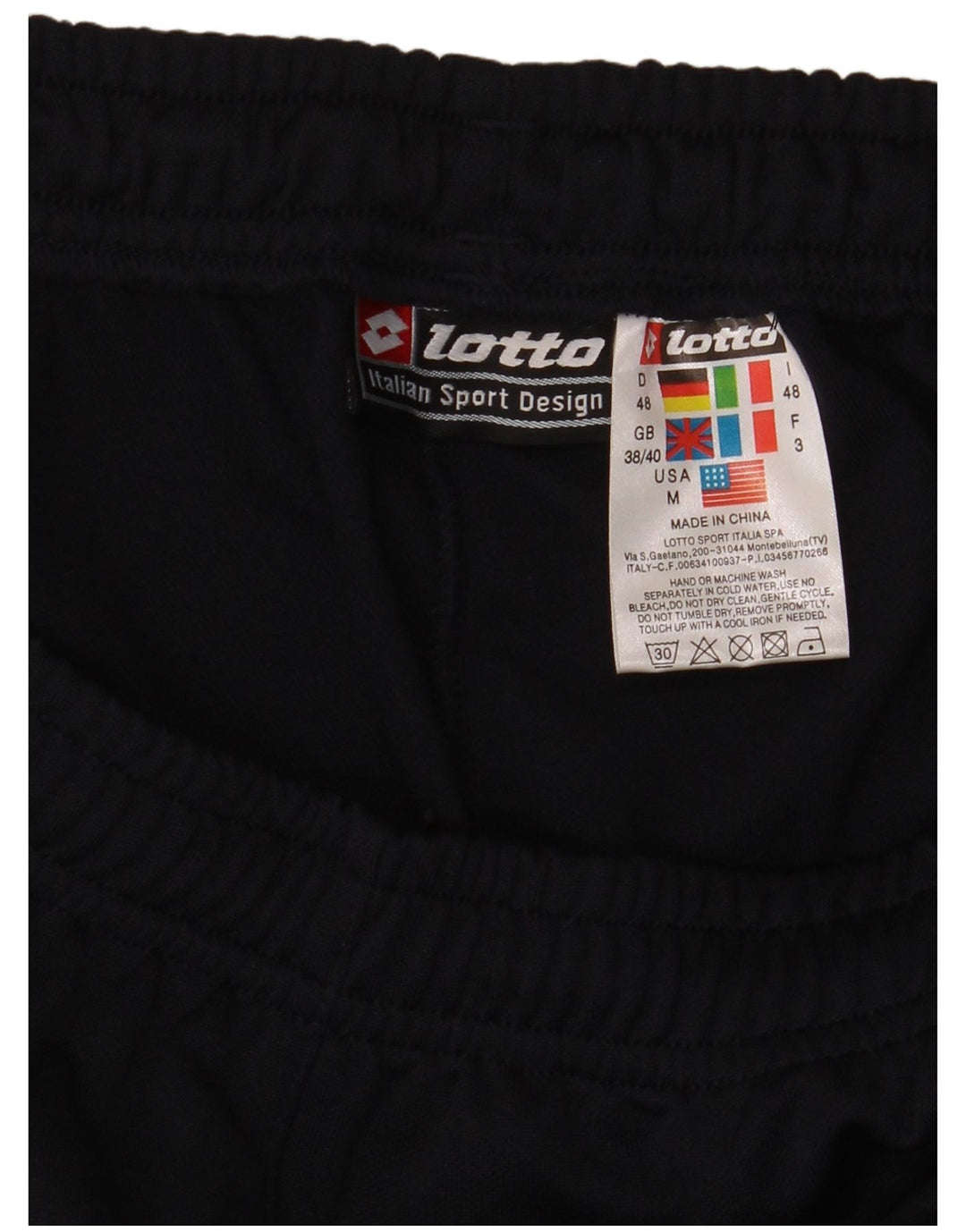 Pantaloni da tuta da uomo Lotto UK 38/40 Poliestere blu navy medio