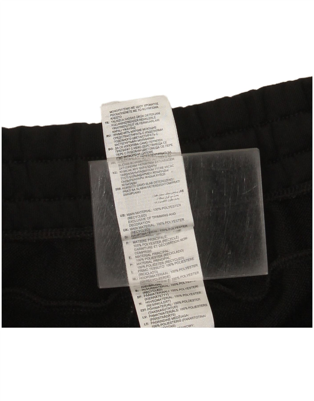 Pantaloni da tuta da donna Adidas Joggers UK 12/14 Medium Nero Poliestere