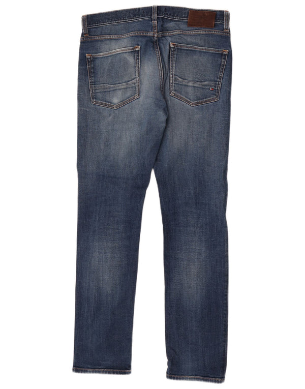 Jeans dritti Denton da uomo Tommy Hilfiger W32 L32 cotone blu