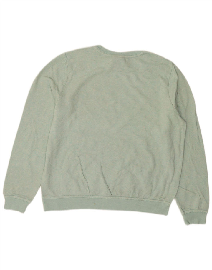 Felpa da donna NIKE maglione UK 14 cotone blu medio
