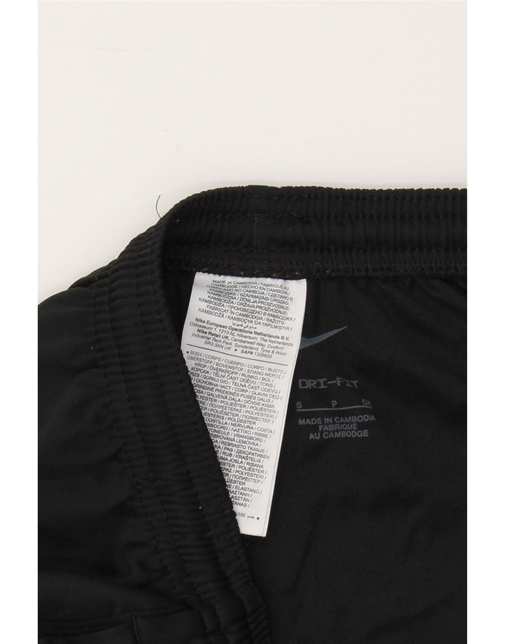 NIKE Mens Dri Fit Tracksuit Trousers Small  Black Polyester Vintage Nike and Second-Hand Nike from Messina Hembry 