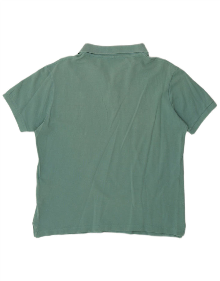Polo da uomo Paul & Shark in cotone verde medio