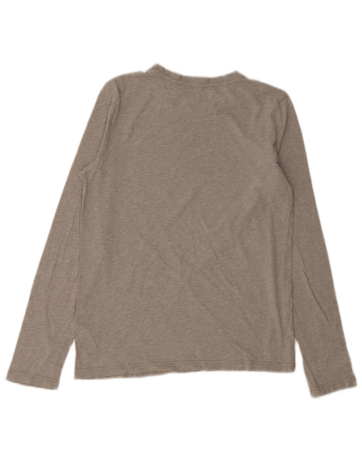 Top grafico da ragazzo Timberland manica lunga 15-16 anni cotone grigio medio