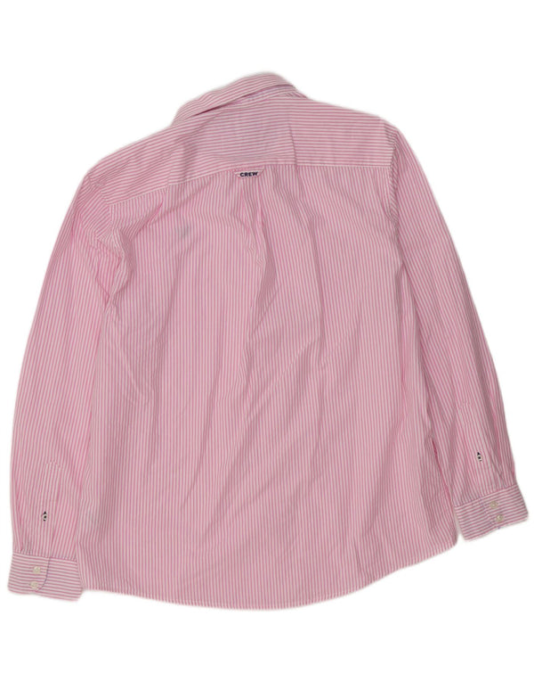 Crew Clothing Camicia da uomo dalla vestibilità classica XL in cotone gessato rosa
