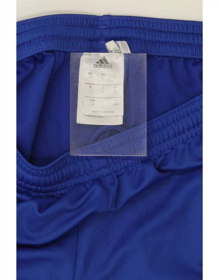 ADIDAS Mens Climalite Sport Shorts Large Blue Polyester Vintage Adidas and Second-Hand Adidas from Messina Hembry 