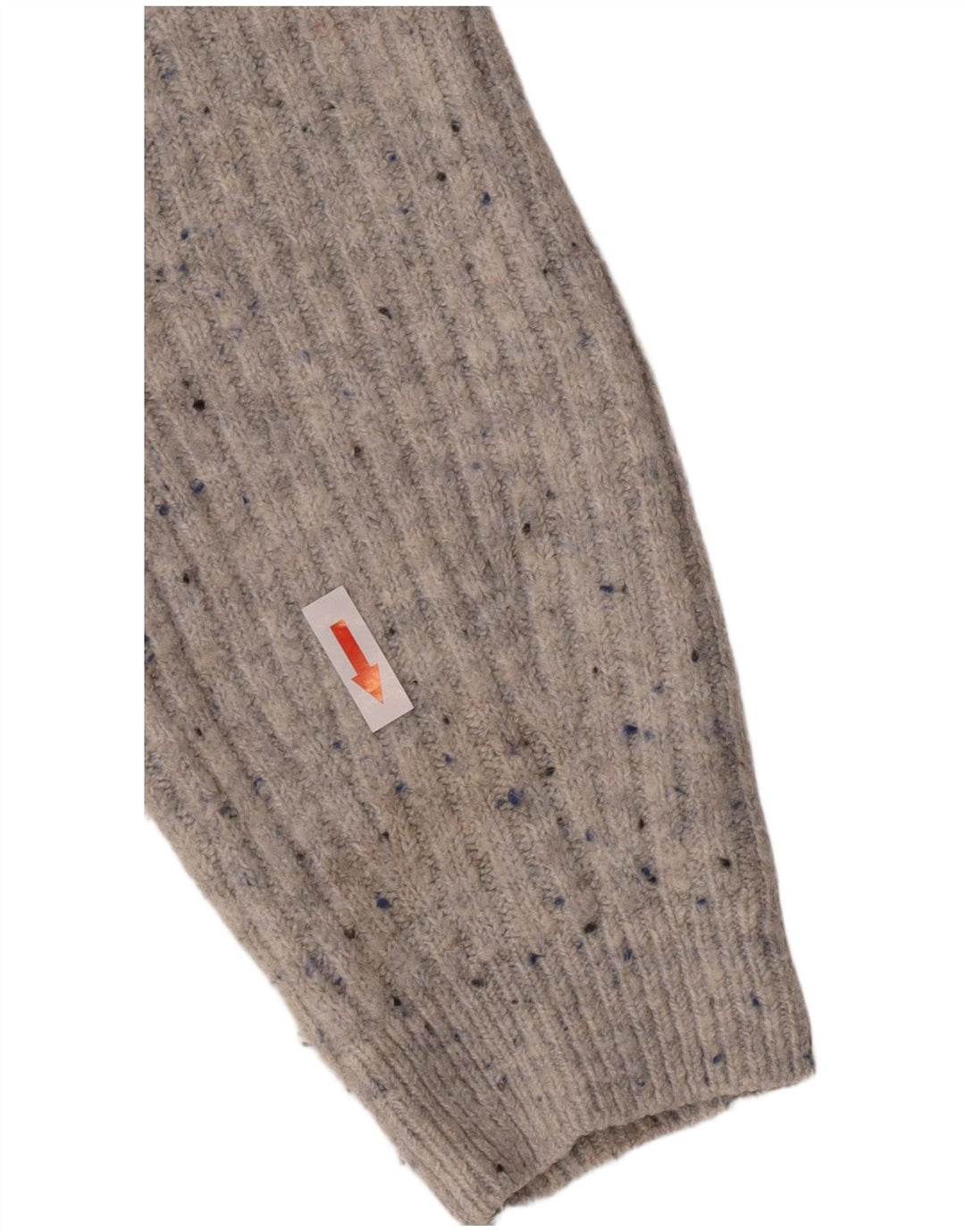 Maglione cardigan corto da donna Marks & Spencer UK 12 Grigio medio chiazzato
