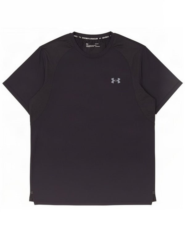 T-shirt da uomo Under Armour Top Large in nylon color block blu navy