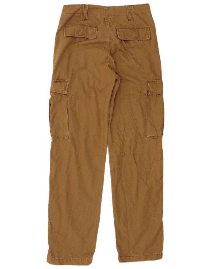 Pantaloni cargo dritti da uomo Levi's W30 L32 cotone kaki