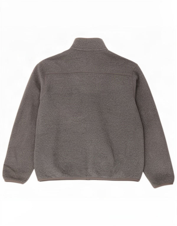 Giacca in pile da uomo Marks & Spencer UK 42 XL Poliestere grigio