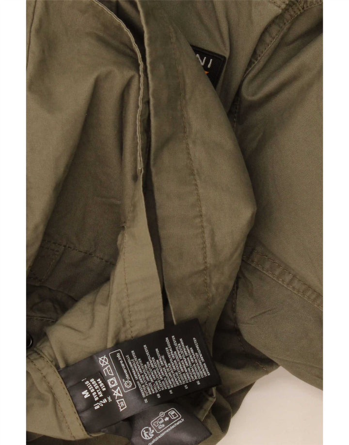 Giacca militare grafica da uomo Brandit UK 38 cotone kaki medio