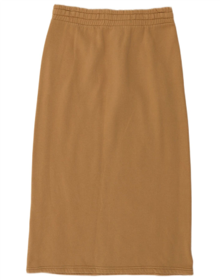 Gonna longuette da donna Benetton media W28 in cotone beige