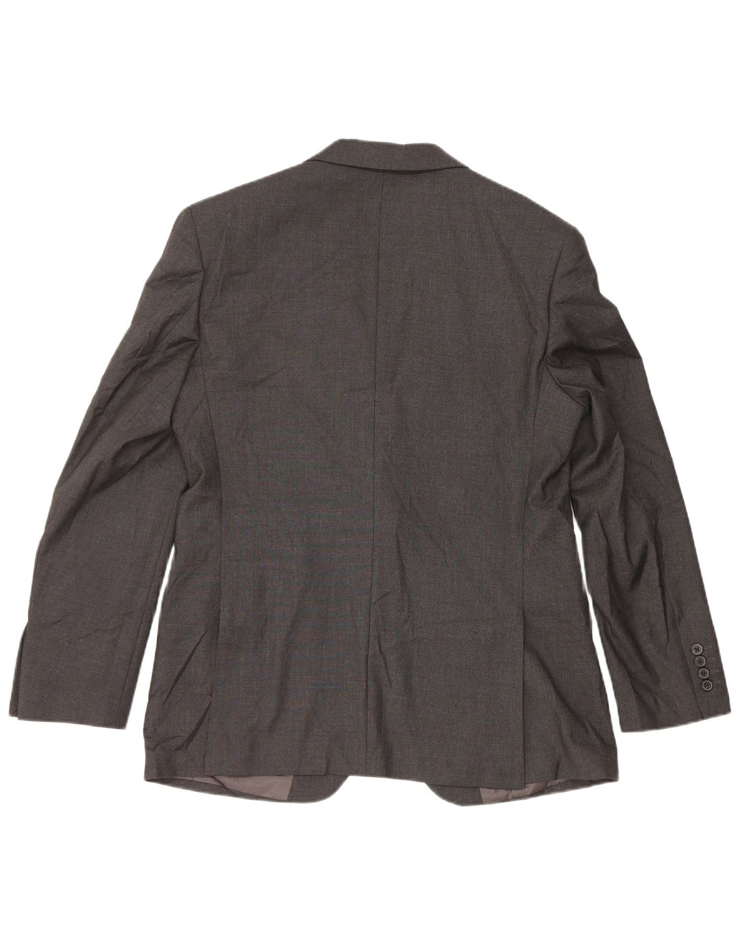 Giacca blazer a 2 bottoni da uomo Marks & Spencer UK 40 Poliestere grigio medio