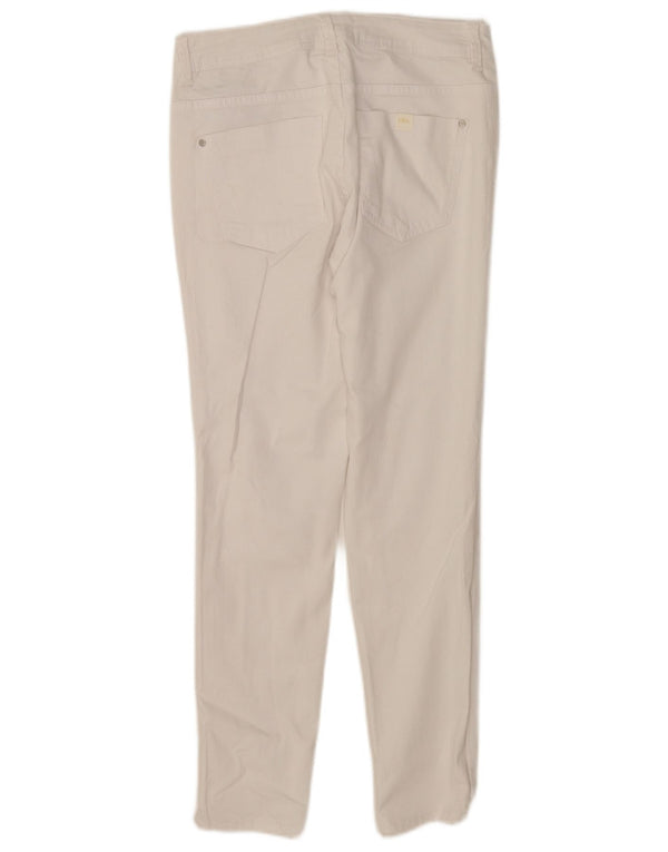 Pantaloni casual skinny da donna Zara EU 40 medi W30 L27 cotone bianco