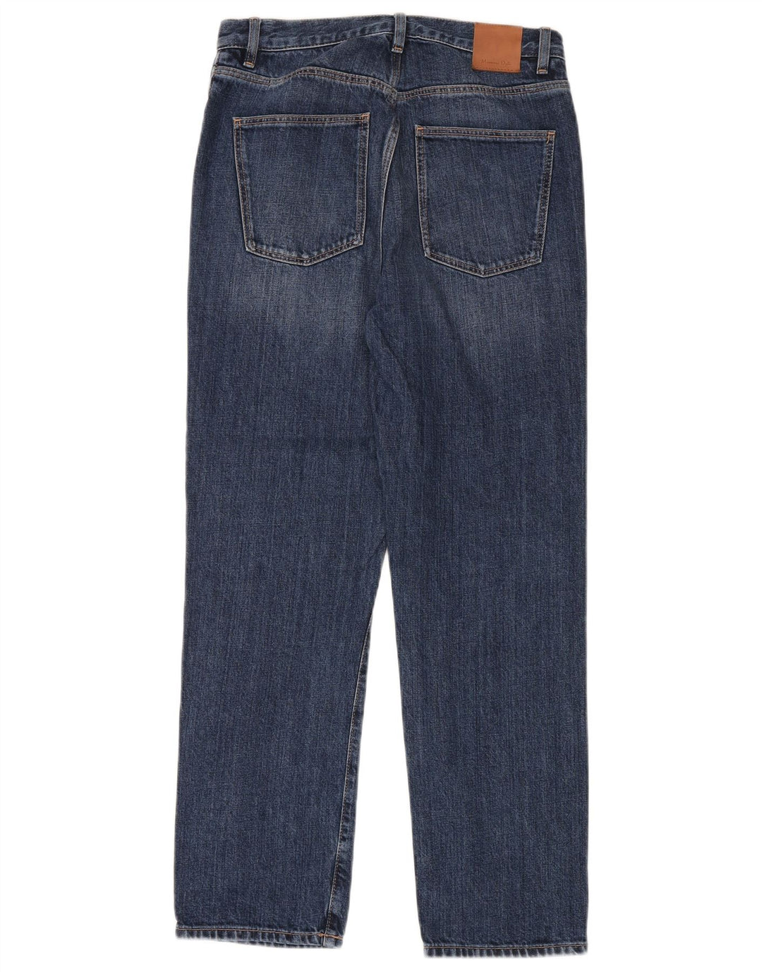 Jeans dritti da donna Massimo Dutti EU 36 XS W26 L30 Cotone blu