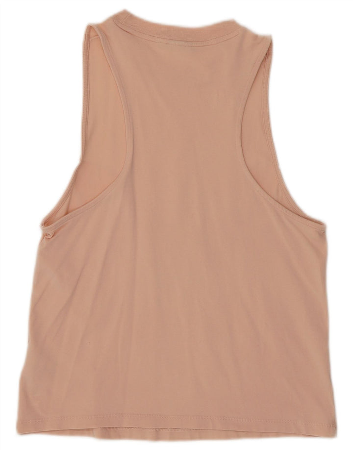 Canotta grafica da donna ADIDAS UK 8 piccola in cotone rosa