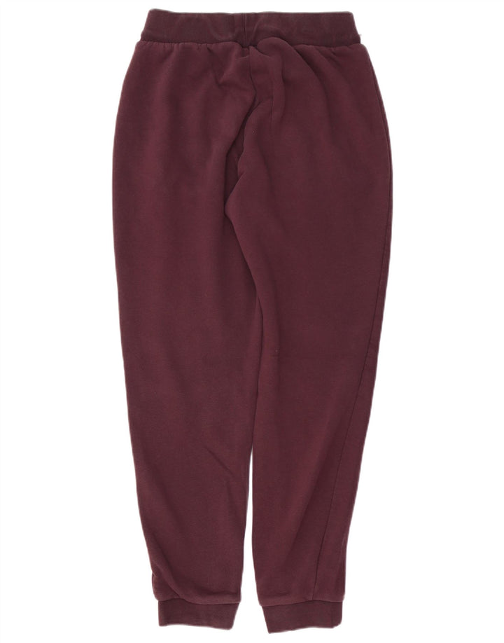 Pantaloni da tuta da donna ADIDAS Joggers UK 10 piccoli in cotone bordeaux