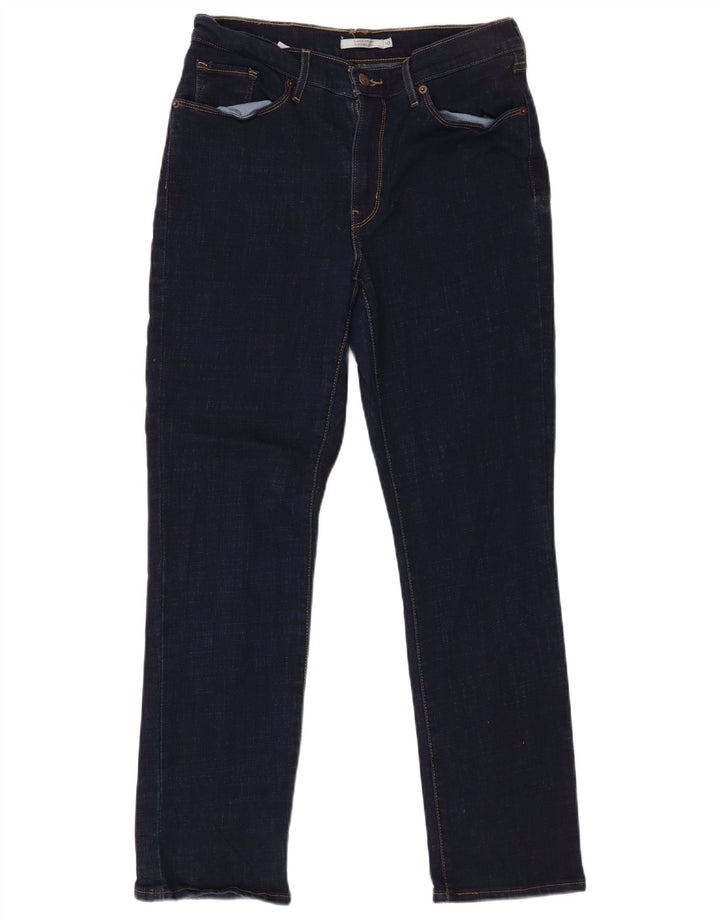 Levi's Jeans dritti da donna Classics US 10 Large W30 L30 Blu navy