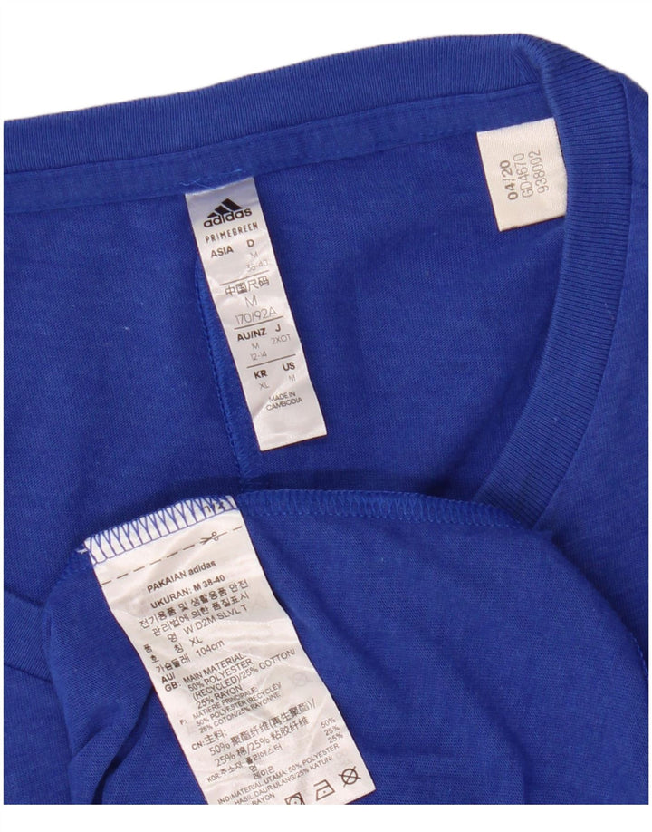 Canotta Adidas Aeroready da uomo UK 38/40 Poliestere blu medio